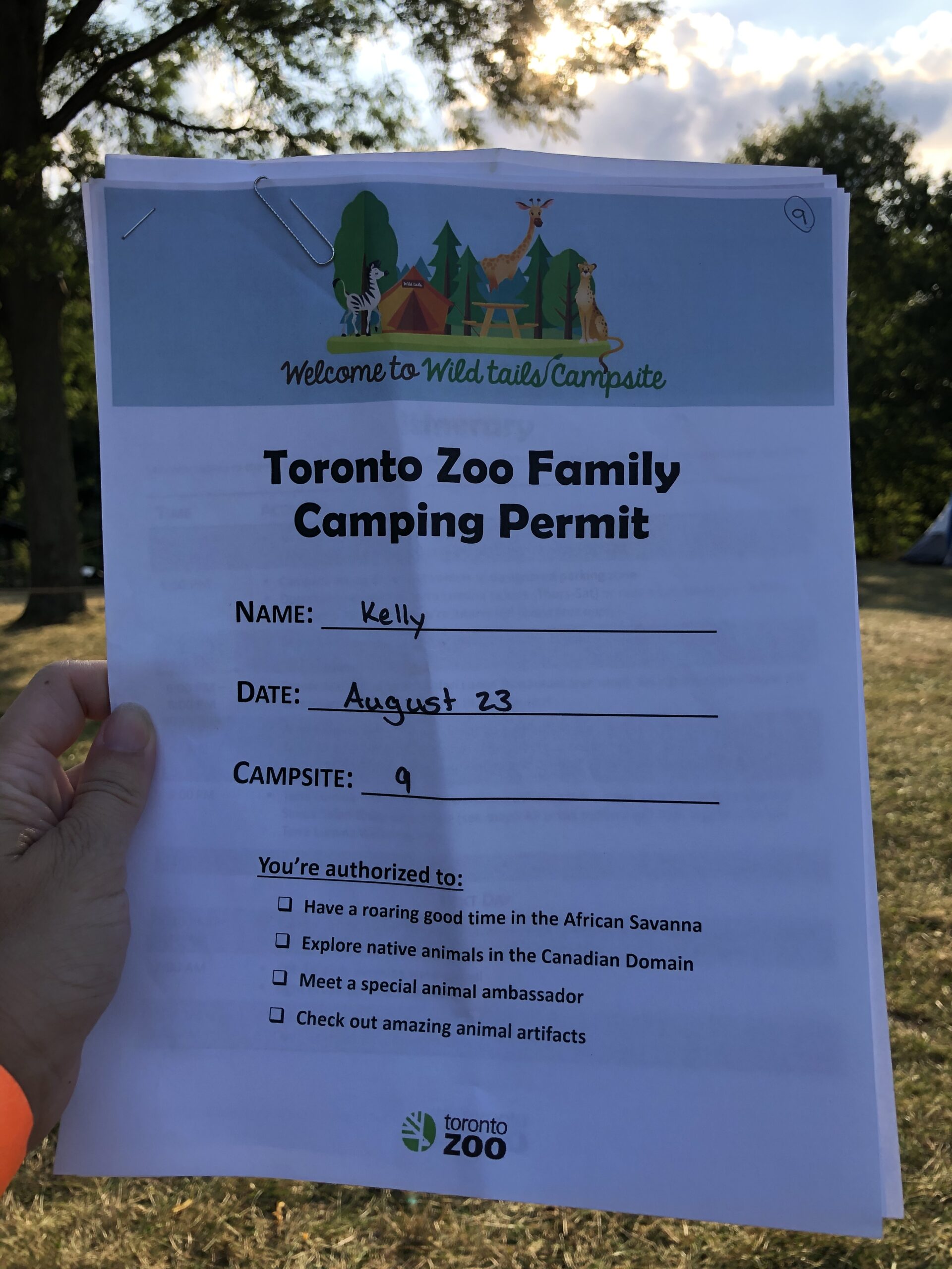 Camping at the Toronto Zoo – Urban Bestiary